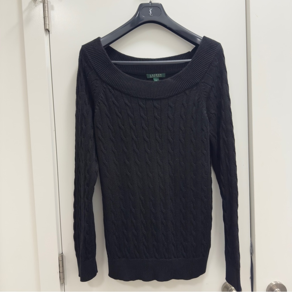 Lauren Ralph Lauren Y2K style Cable Knit Sweater women’s size XL